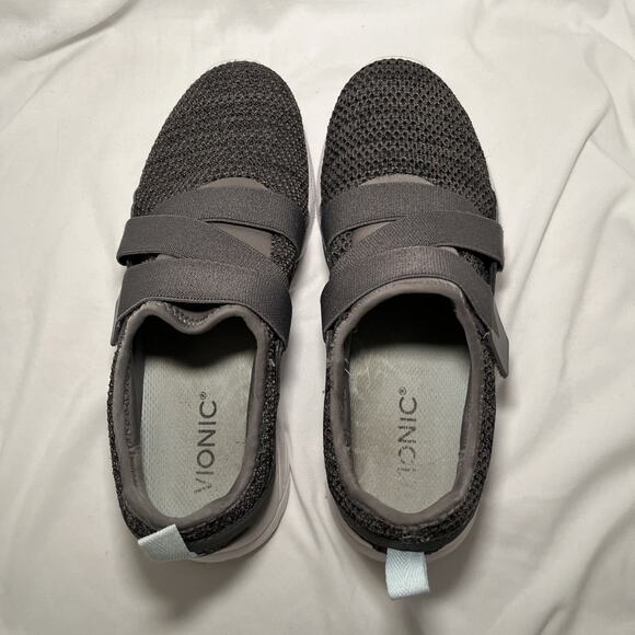Vionic Brisk Aimmy Active Sneaker Shoes Charcoal Gray Womens Size 8.5 Comfort - Picture 9 of 14